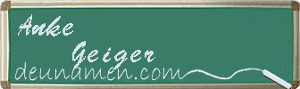 Anke Geiger Visitenkarte